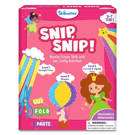 Skillmatics Activity Sets for Kids, Snip, Snip Unicorns & Princesses, Scissor Skills, Gifts for Ages 3 to 7 | Walmart (US)