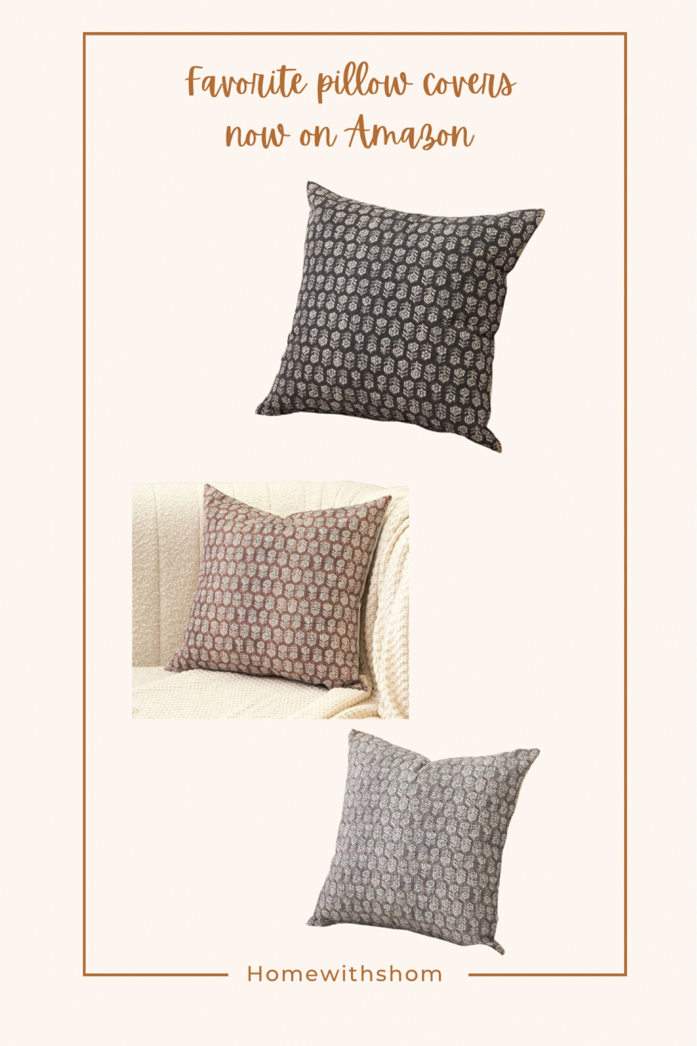 Amazon pillow covers 