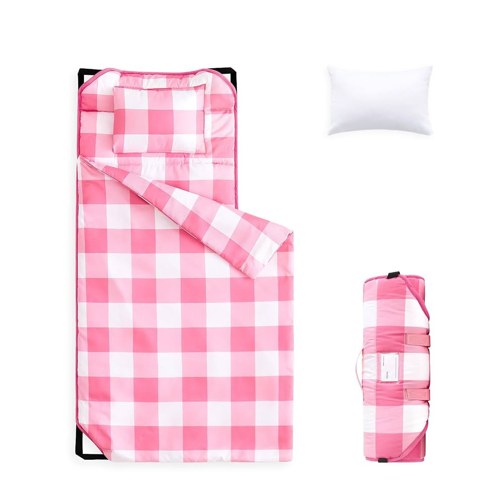 Wake In Cloud - Cot Nap Mat with Pillow and Blanket, for Toddler Kids Boys Girls in Daycare Kinde... | Amazon (US)