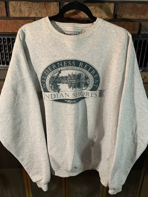 Vintage Wilderness Retreat Indian Shores 1996 Crewneck Sweatshirt Mens XXL Vtg  | eBay | eBay US