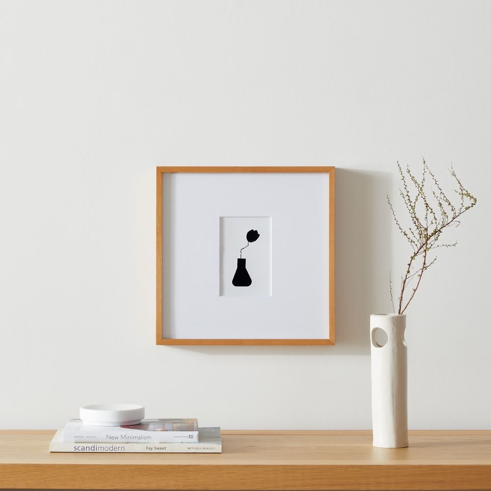 Wood Gallery Frames Square Wheat 18x18 | West Elm (US)