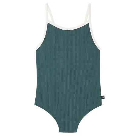 Modern Moments by Gerber Baby and Toddler Girl One-Piece Swimsuit with Bow, 0/3M-5T | Walmart (US)