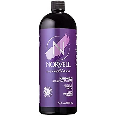 Norvell Premium Professional Sunless Tanning Spray Tan Solution - Venetian Plus, 1 Liter | Amazon (US)