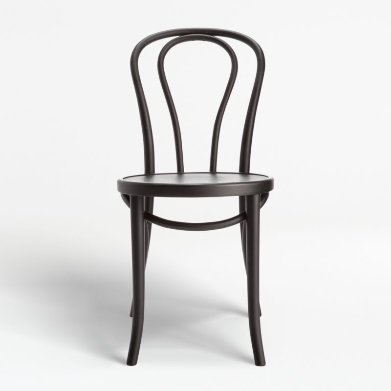 Vienna Matte Black Dining Chair + Reviews | Crate and Barrel | Crate & Barrel