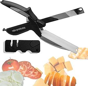 Vegetable Slicer Cutter - Produce Chopper Fruit Cutter - Smart Cutting Board And Knife Set Kitche... | Amazon (US)