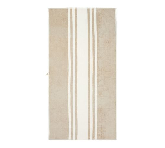 Modern Farmhouse Striped Towel | Pottery Barn (US)