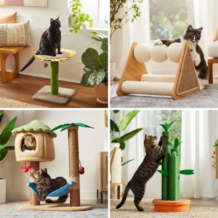 Fun Cat Scratchers 🐾 check out these cute cat scratching posts from Chewy! All of the featured cat scratchers are under $100, and some are even on further sale! 

#LTKFindsUnder100 #LTKSaleAlert #LTKHome