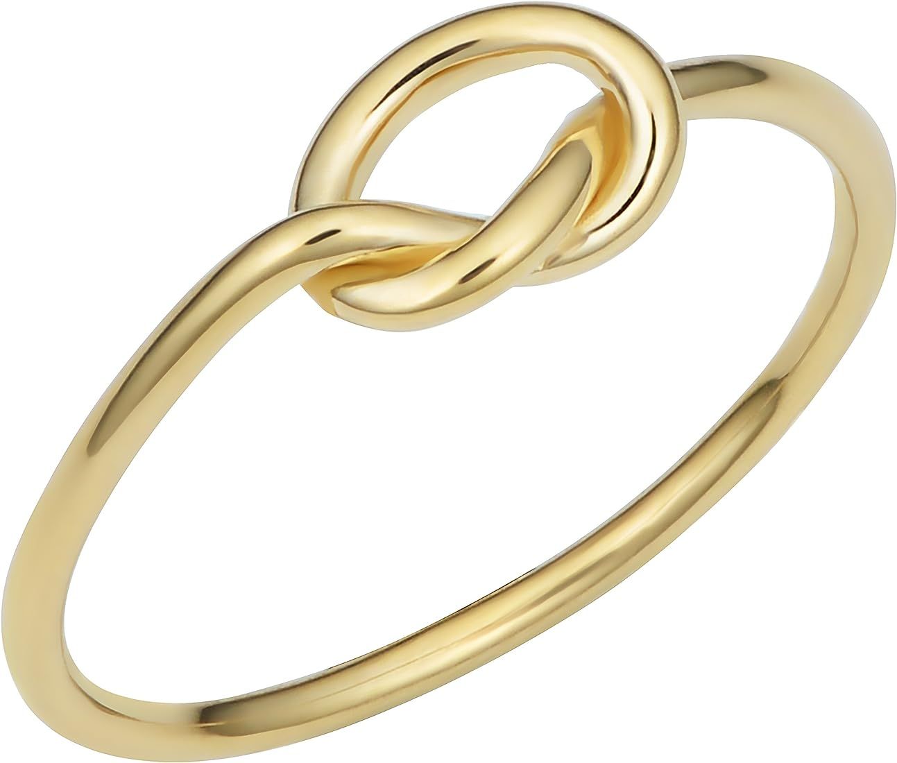 Kooljewelry 14k Gold Love Knot Ring (yellow gold, white gold or rose gold) | Amazon (US)