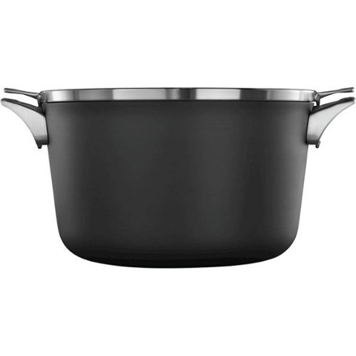 Calphalon - Premier 12-Quart Stock Pot with Cover - Black | Best Buy U.S.