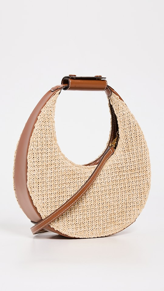 Raffia Mini Moon Bag | Shopbop