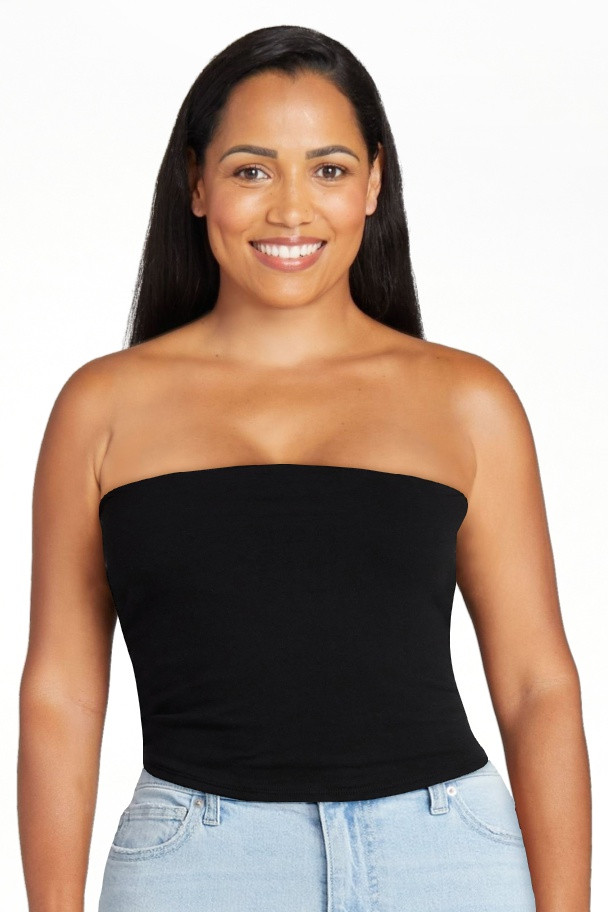 No Boundaries Cropped Tube Top, Women's XXS-XXL | Walmart (US)