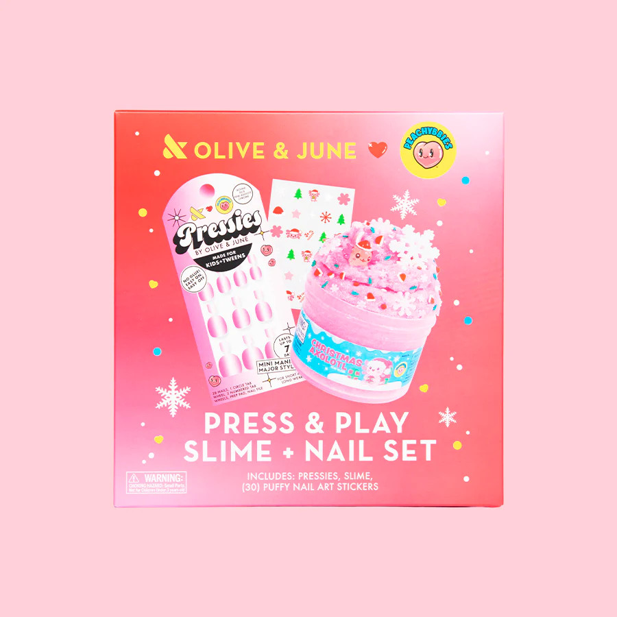 Press & Play Slime + Nail Set | Olive & June