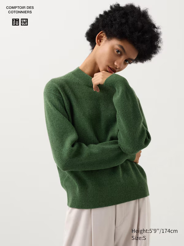 Lambswool Crew Neck Jumper | UNIQLO (UK)