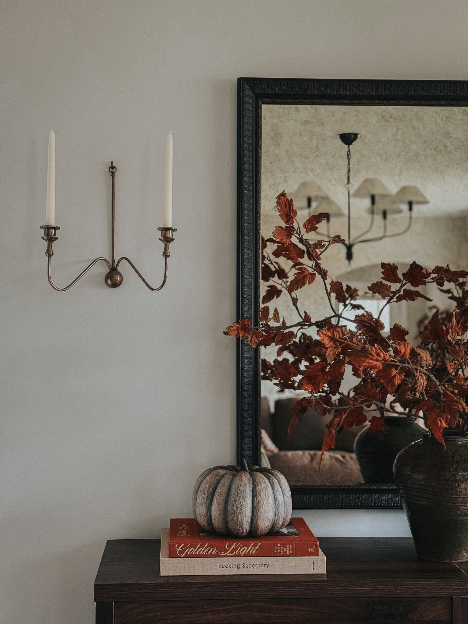 This sconce - the prettiest one I’ve ever seen! Added this to our living room and loving it with the fall vibes  

#LTKHome