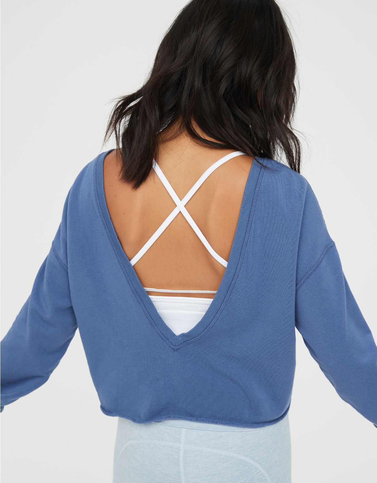 OFFLINE Open Back Sweatshirt | American Eagle Outfitters (US & CA)