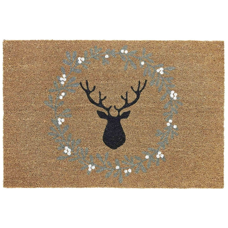 My Texas House Holiday Reindeer Coir Doormat, 24" x 36" | Walmart (US)