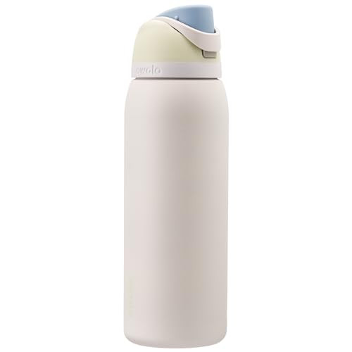 Owala FreeSip Insulated Stainless Steel Water Bottle with Straw for Sports, Travel, and School BPA-Free Sports Water Bottle, 40 oz, Iced Breeze | Amazon (US)