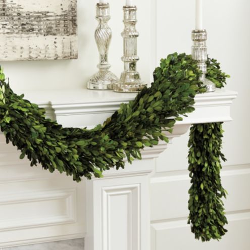 Preserved Boxwood Garland | Ballard Designs, Inc.