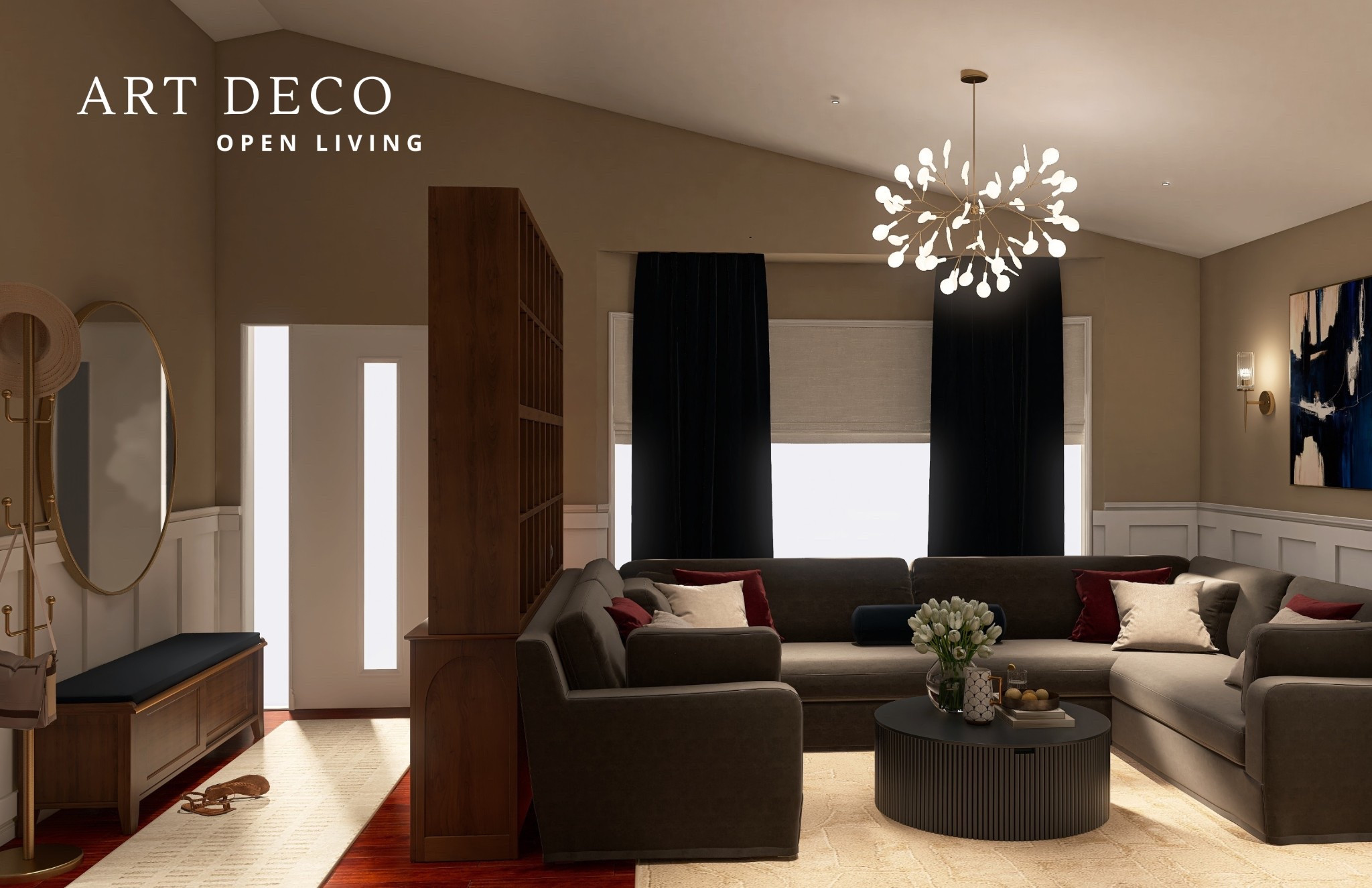 Designed by Jake
Art Deco Open Living 

#LTKmomlife #LTKHome #LTKSeasonal