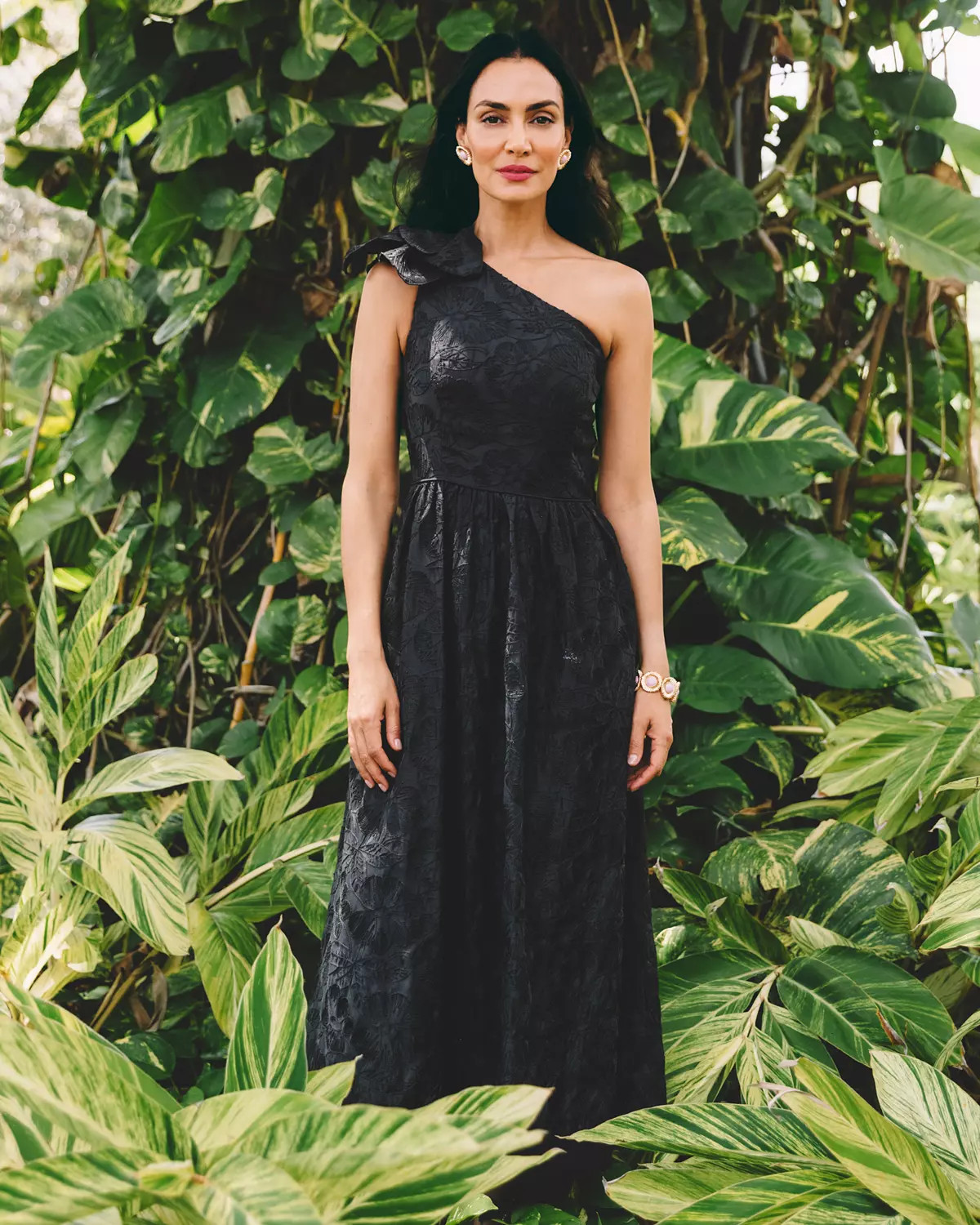 Lynsi One-Shoulder Midi Dress | Lilly Pulitzer