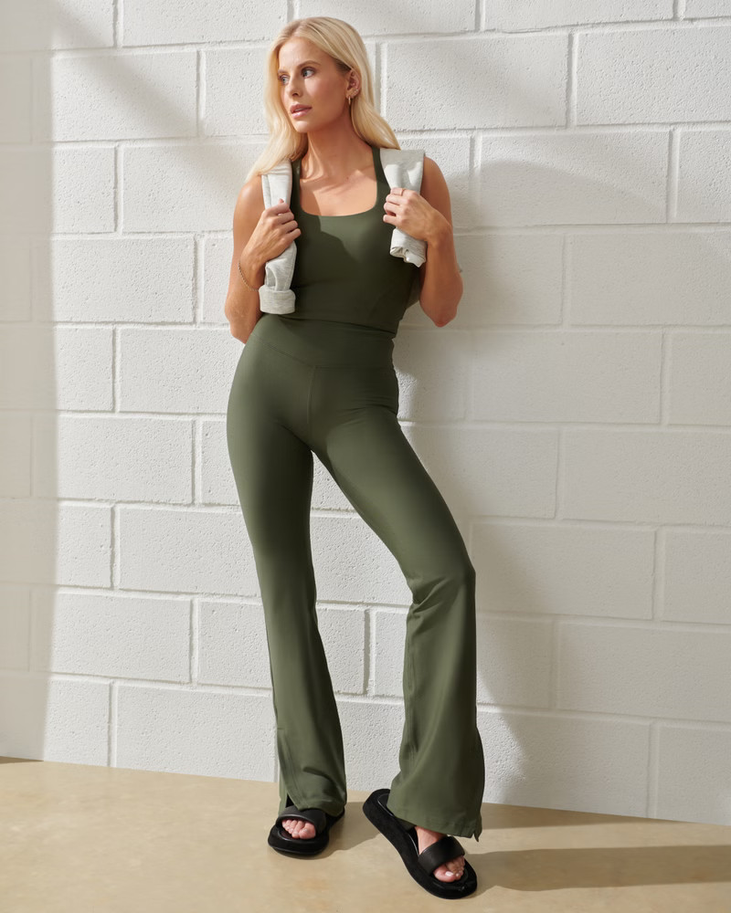 YPB sculptLUX Split-Hem Flare Legging | Abercrombie & Fitch (US)