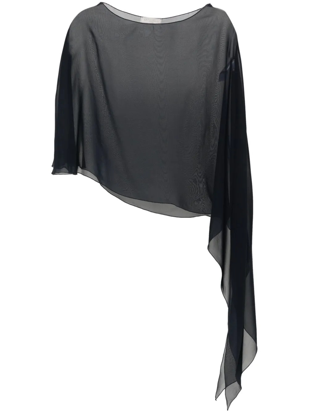 asymmetric silk blouse | Farfetch Global