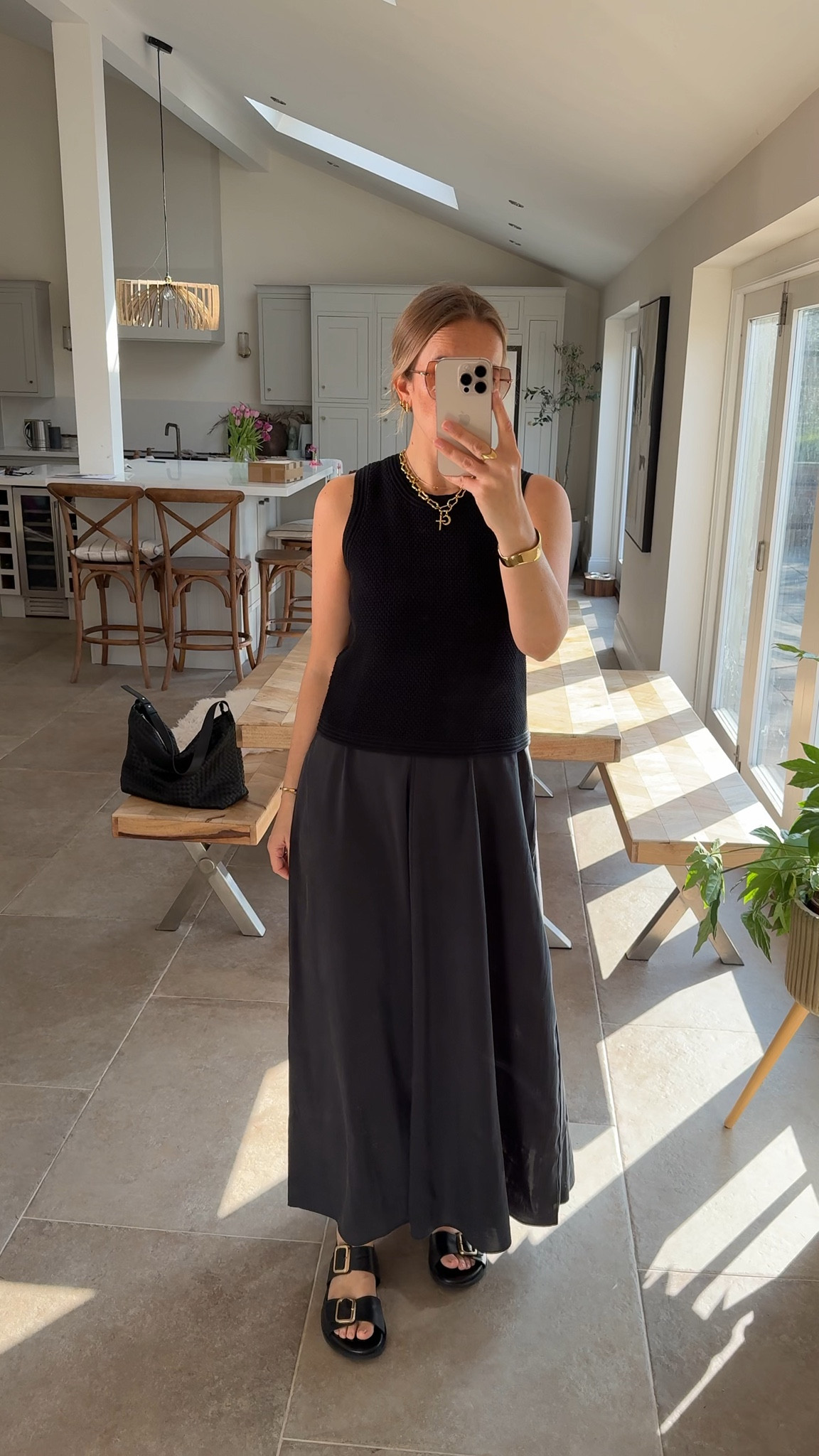 Layer a knitted tank over to add some texture and a layer of warmth. 
Looks like an all in one piece … 
Wearing a small in the dress
Large in the top 

Spring outfit 
Dress 


#LTKspring #LTKstyletip #LTKsummer