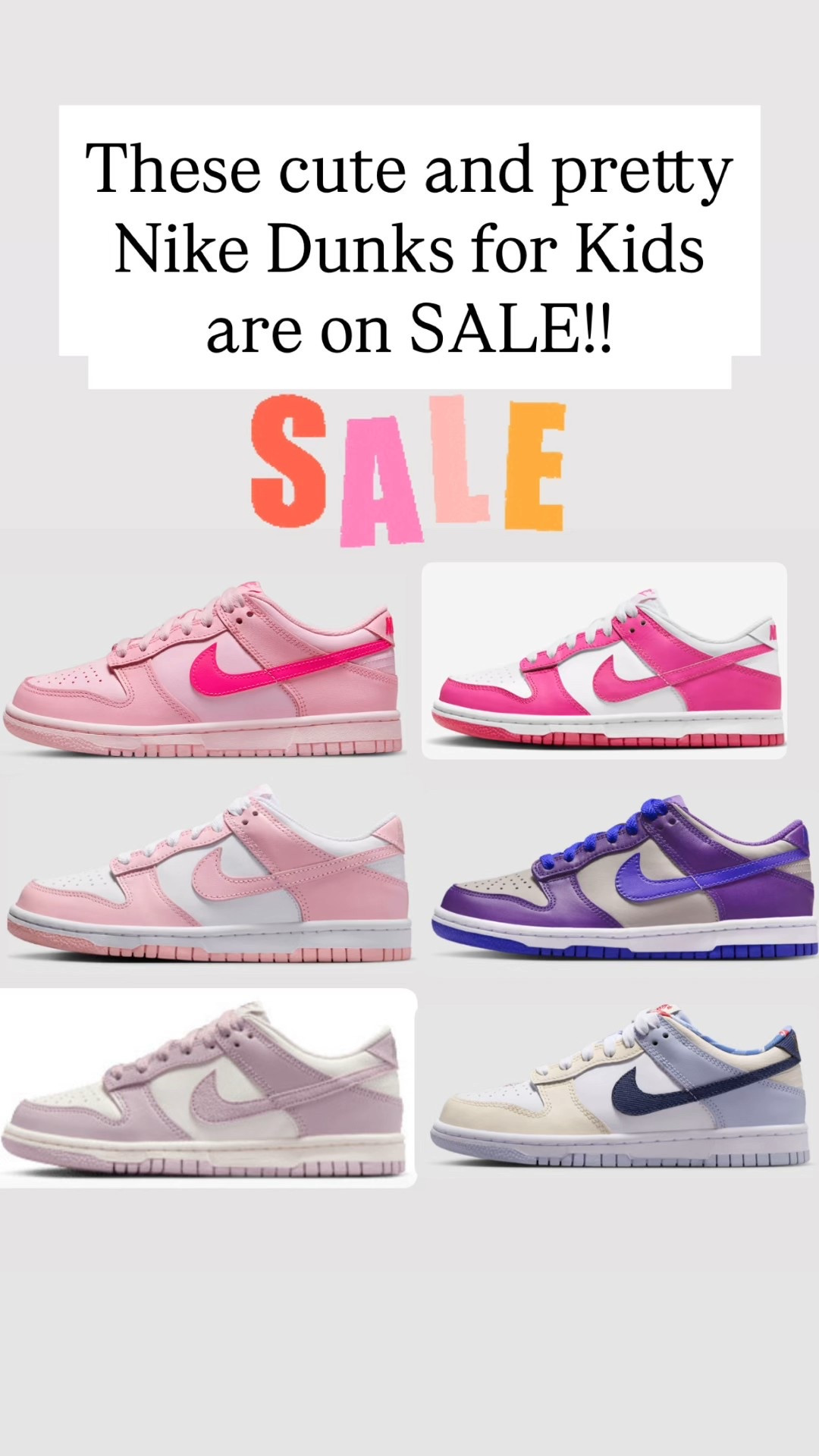 Nike Dunk Kids sneakers are on sale!!! 

#LTKKids #LTKSaleAlert