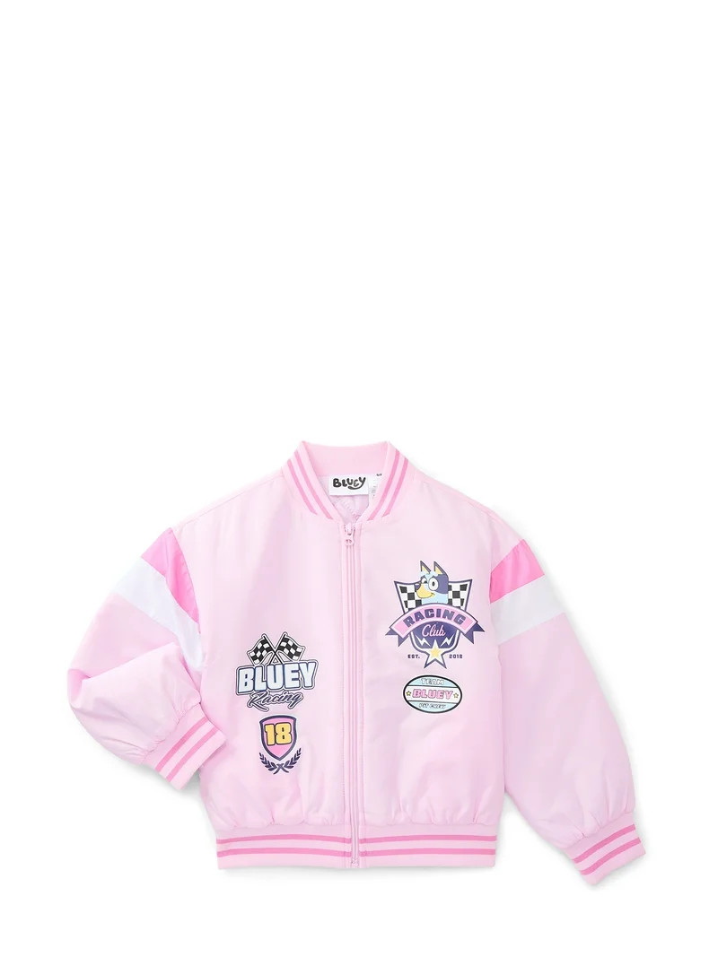 Bluey Girls Bomber Jacket, Sizes XS-L - Walmart.com | Walmart (US)