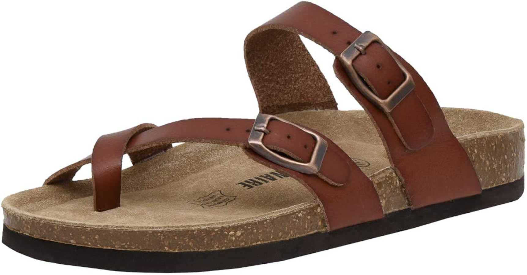 CUSHIONAIRE Women's Luna Cork Footbed Sandal With +Comfort | Amazon (US)