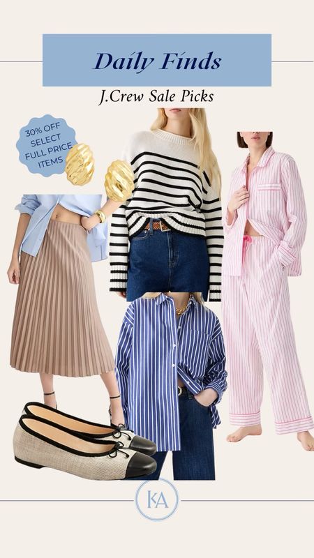 Some great J.Crew finds — select styles are 30% off with code SHOPNOW 

#LTKstyletip #LTKSeasonal #LTKshoecrush
