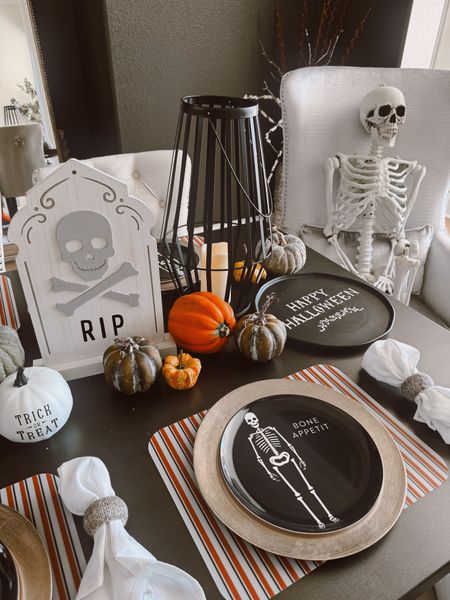 spooky Halloween table setting - all of our items came from @target and are under $20!

#LTKfindsunder50 #LTKSeasonal #LTKHalloween