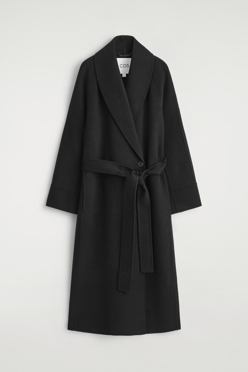Belted Double-Faced Wool Long Coat | COS (US)