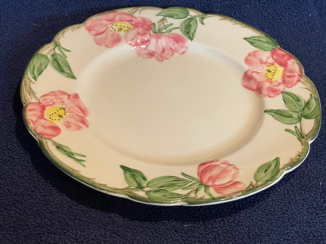 Vintage Franciscan Desert Rose Salad Plate | Etsy (US)