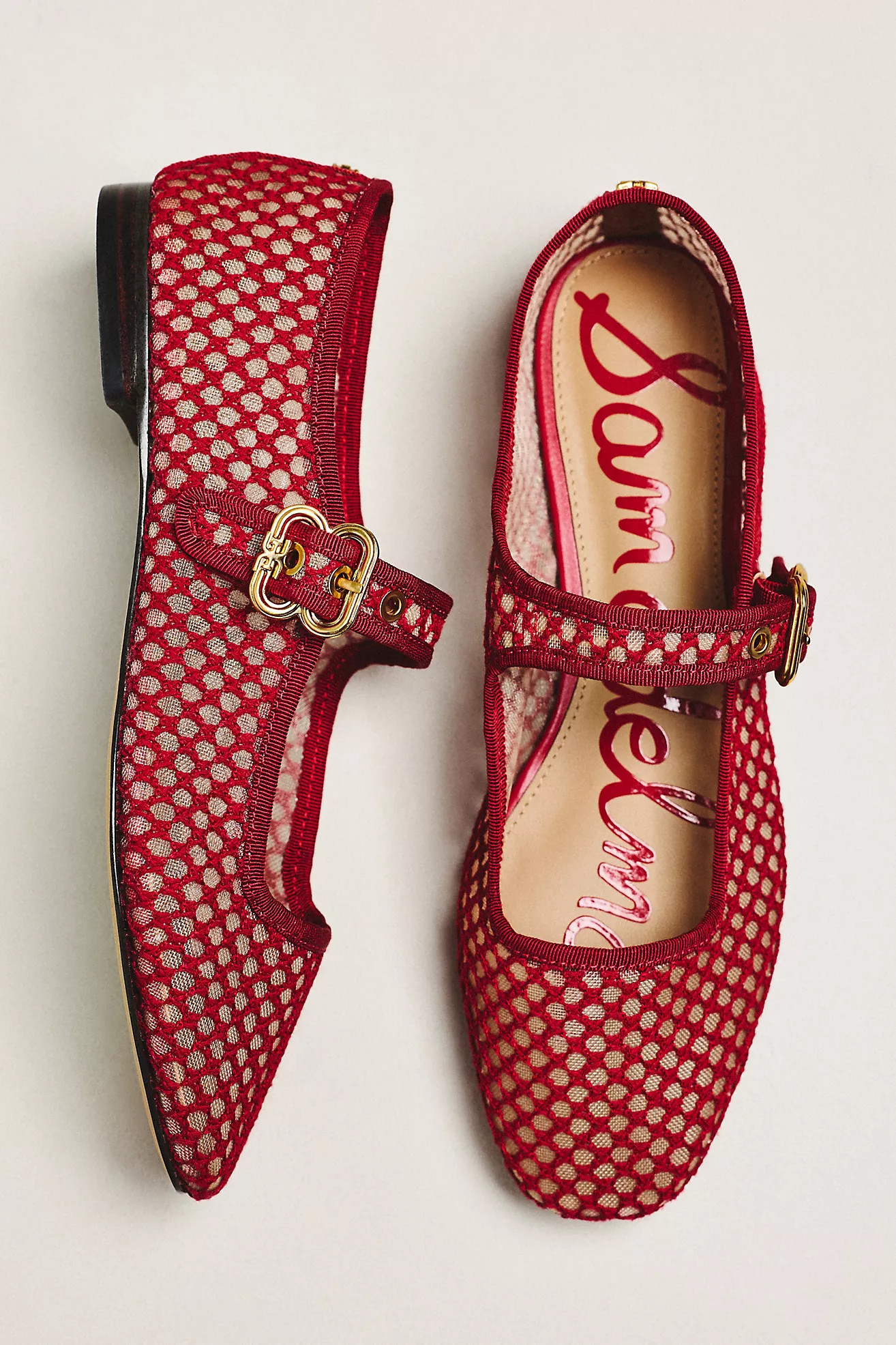 Sam Edelman Michaela Mesh Mary Jane Flats | Anthropologie (US)