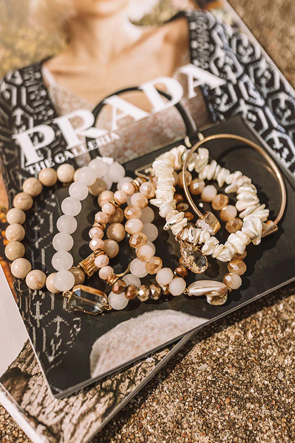 Totally Darling Semi Precious Bracelet Set | Impressions Online Boutique