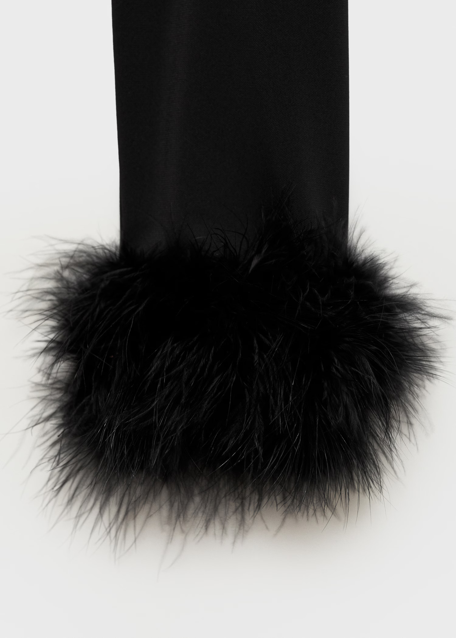 T-shirt with feather cuff detail - Women | MANGO United Kingdom | MANGO (UK)