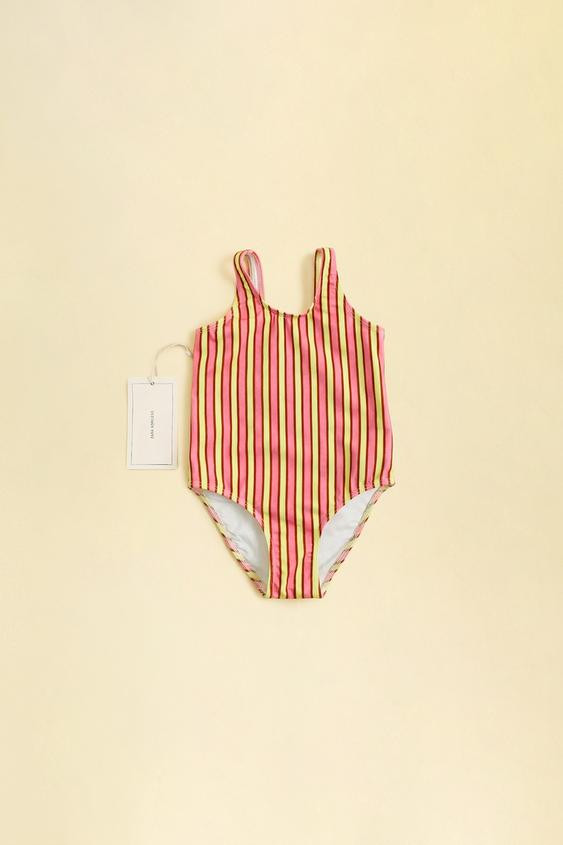 ZARA TIMELESS - STRIPED SWIMSUIT | Zara US