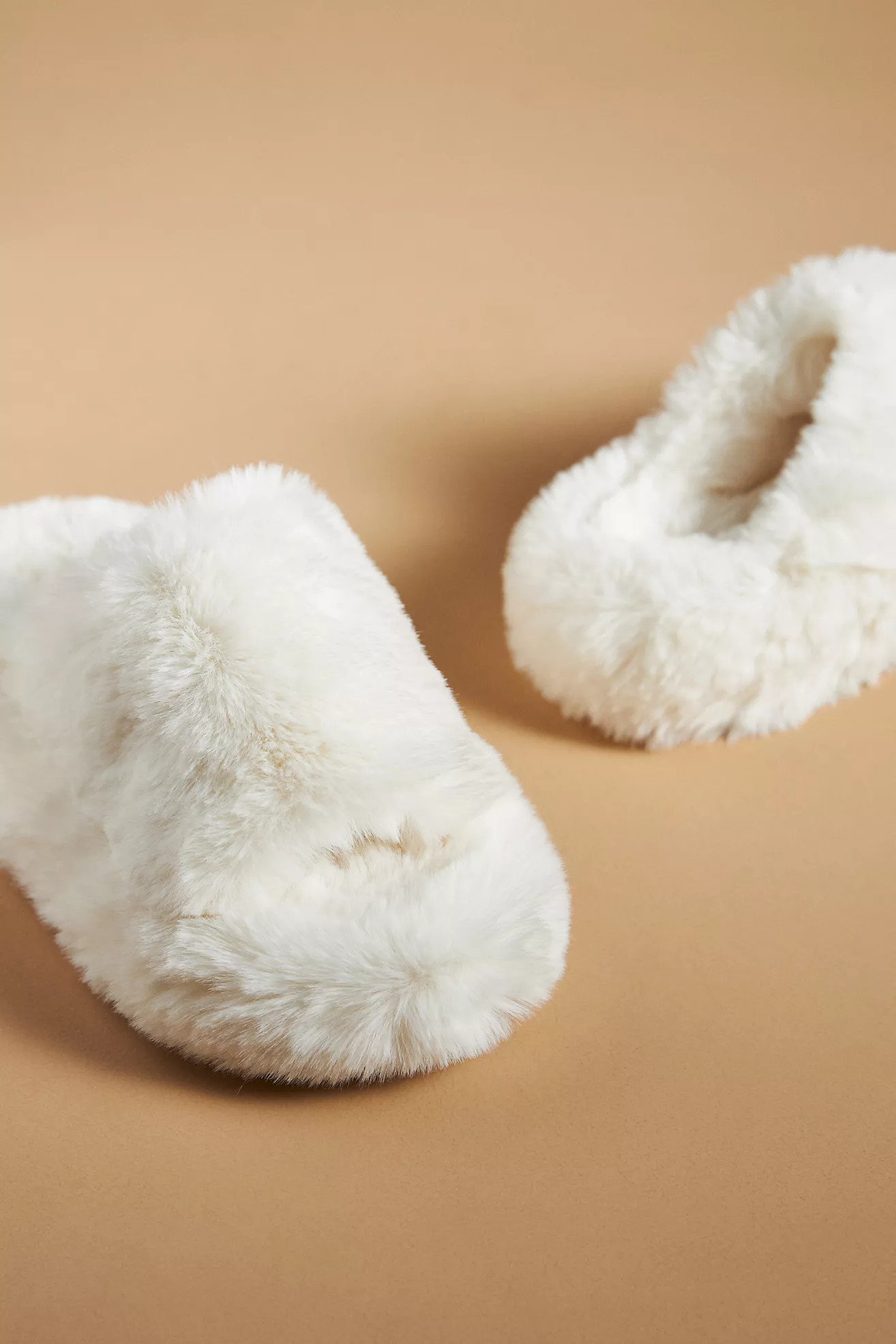 Maeve Fuzzy Platform Slippers | Anthropologie (US)