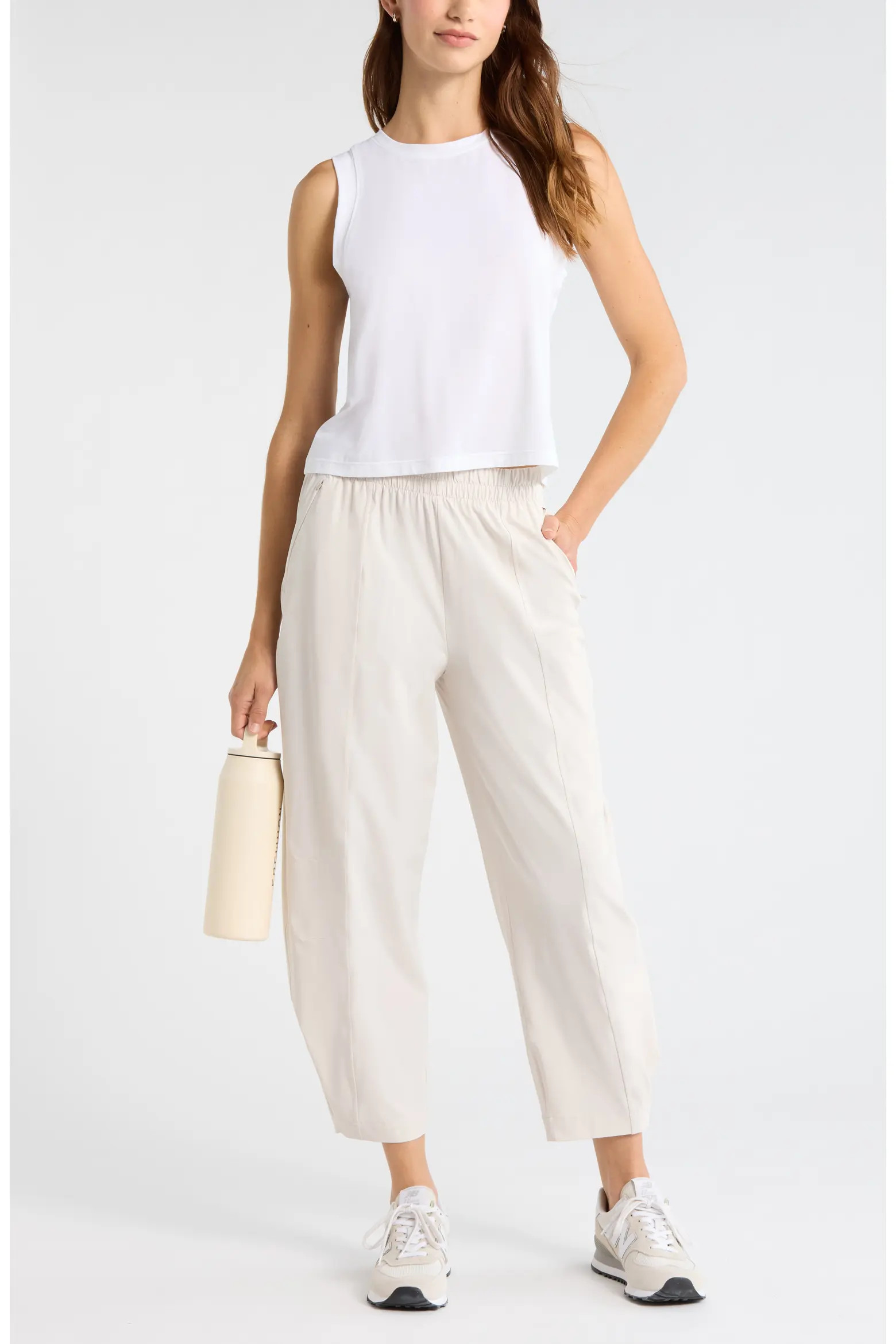 Atlas High Waist Utility Adjustable Ankle Pants (Women) | Nordstrom | Nordstrom