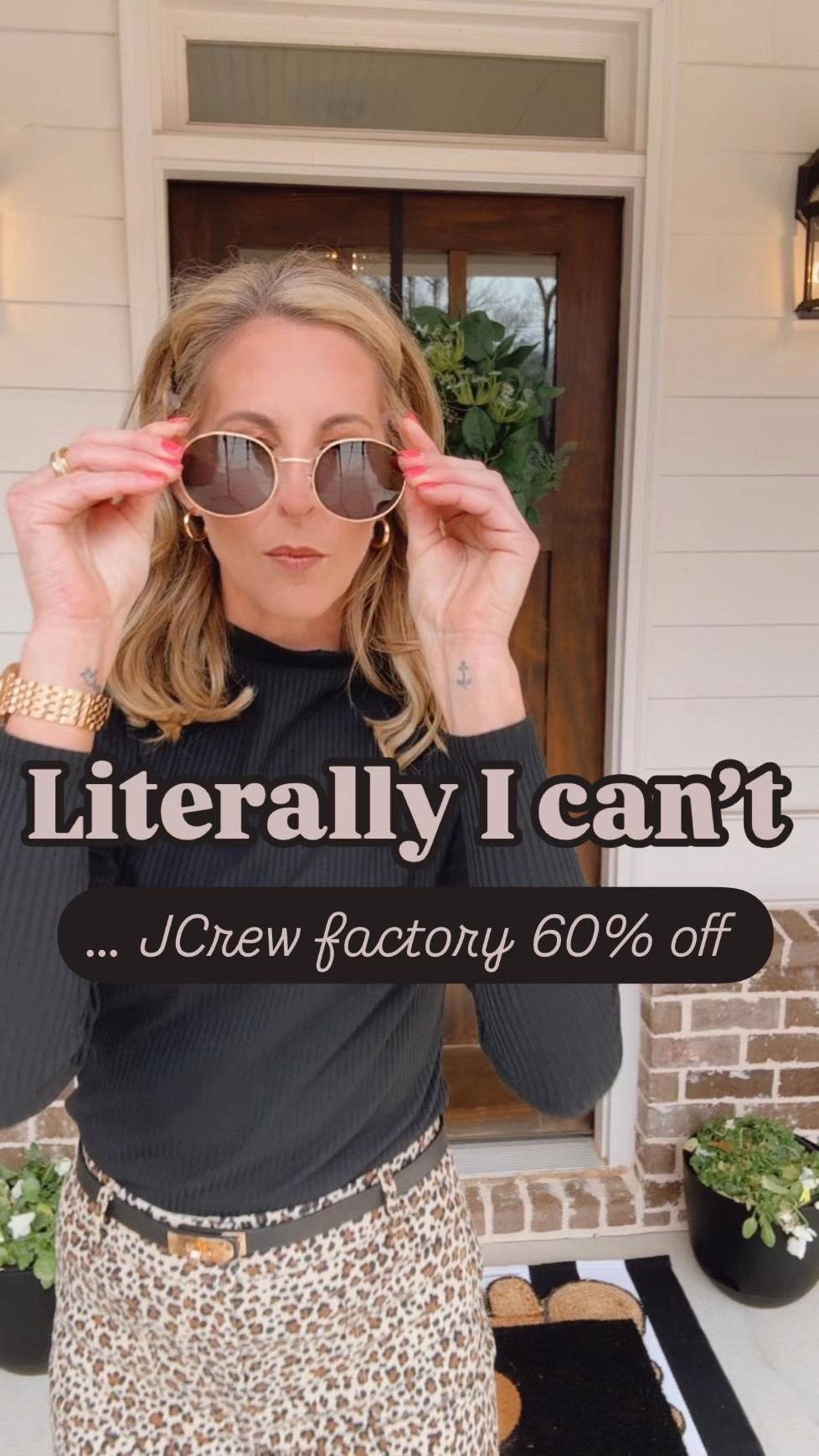 Literally… I can’t take these OFF- Leopard print, but make it a neutral. 🤎🐆 These J.Crew Factory pants are 60% off and are basically a closet staple! They’ve received rave reviews for their comfort, flattering fit, and versatility—with just the right amount of stretch to make them super easy to wear. True to size, lightweight, and perfect for dressing up or down, they work for everything from casual days to the office.
I linked up some effortless top options and more to complete the look! Don’t miss this sale! 🛍️✨ #LeopardIsANeutral #JcrewFactoryFinds

#LTKOver40 #LTKSeasonal #LTKWatchNow