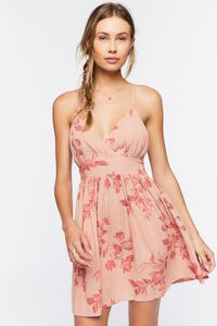 Floral Print Cutout Mini Dress | Forever 21 | Forever 21 (US)