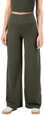 Active Women's High Waist Wide Leg Pants – Buttery Soft Lounge & Yoga Pants with Tummy Control,... | Amazon (US)