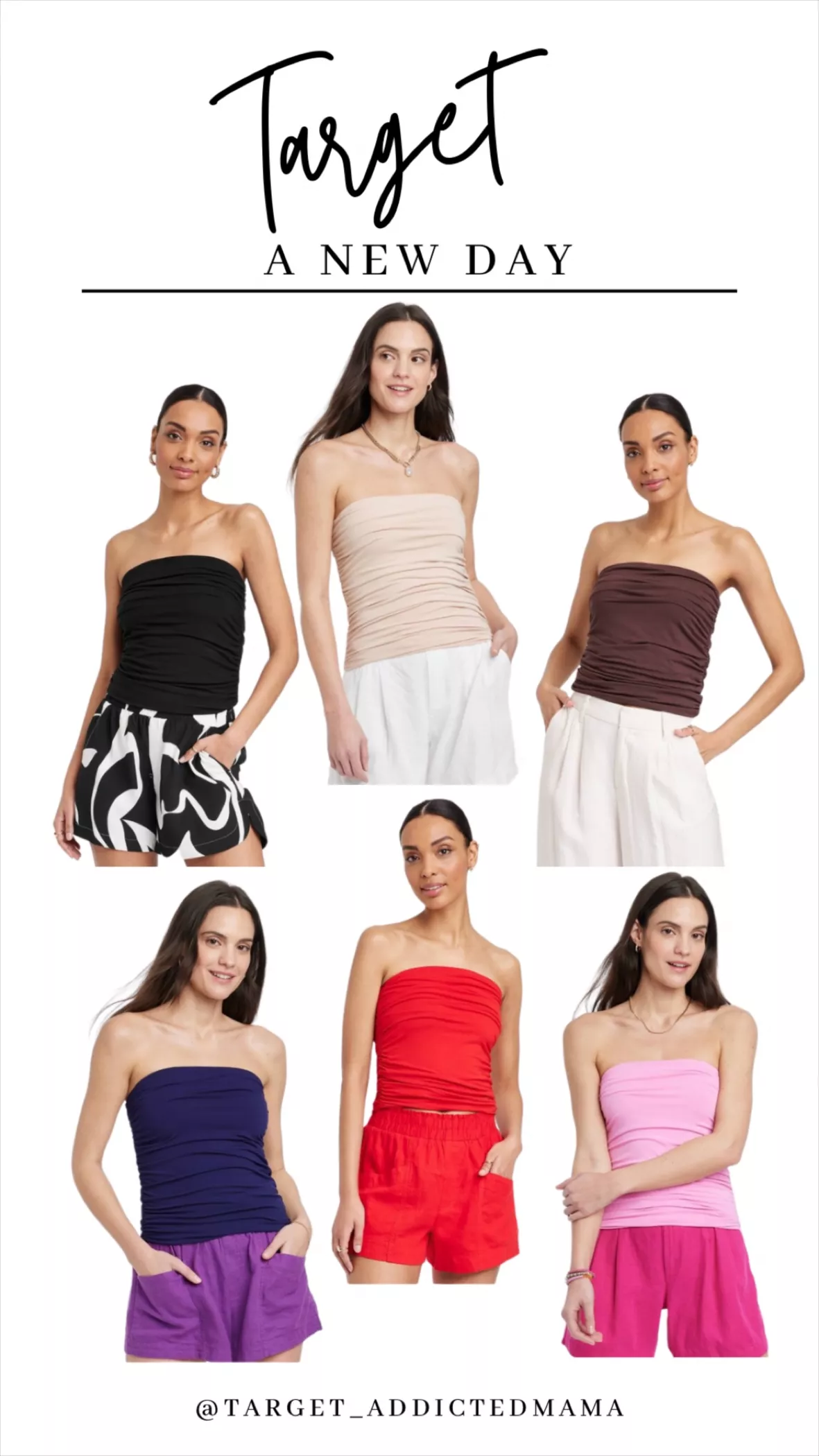 Women's Ruched Tube Top curated on LTK