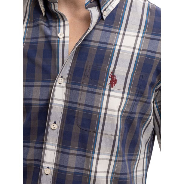 U.S. Polo Assn. Men's Long Sleeve Buttondown Shirt | Walmart (US)