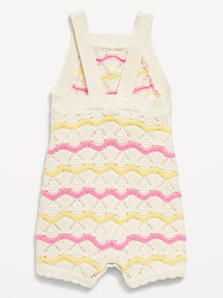 Sleeveless Sweater-Knit One-Piece Romper for Baby | Old Navy (US)