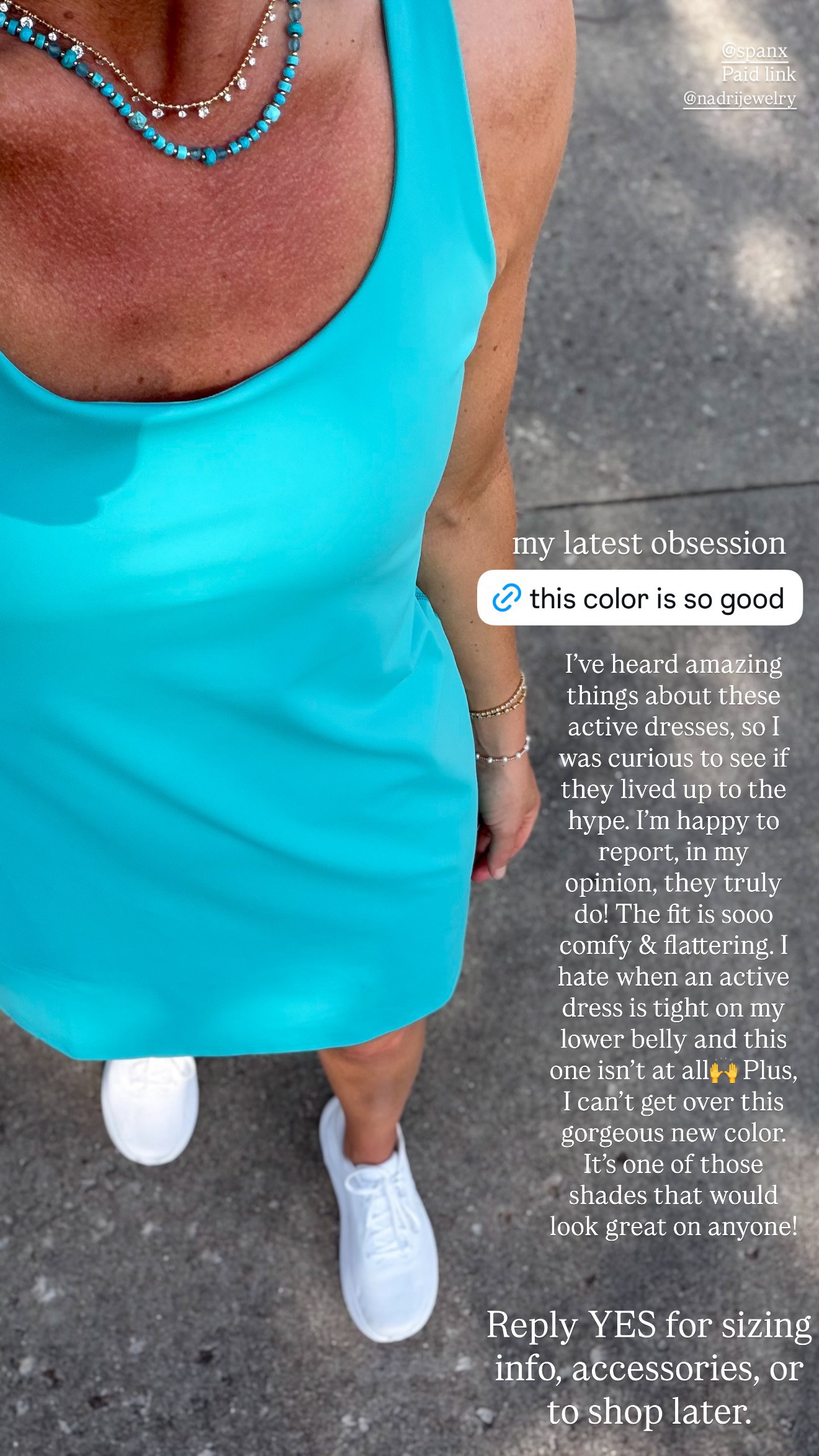 If you are looking for a flattering and comfortable active dress, this one is amazing and the color is gorgeous! 

active wear, Spanx, active dress, casual style 

 #LTKootd #LTKmomlife #LTKActive