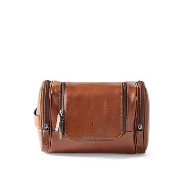 Graham Leather Hanging Toiletry Bag | Mark and Graham