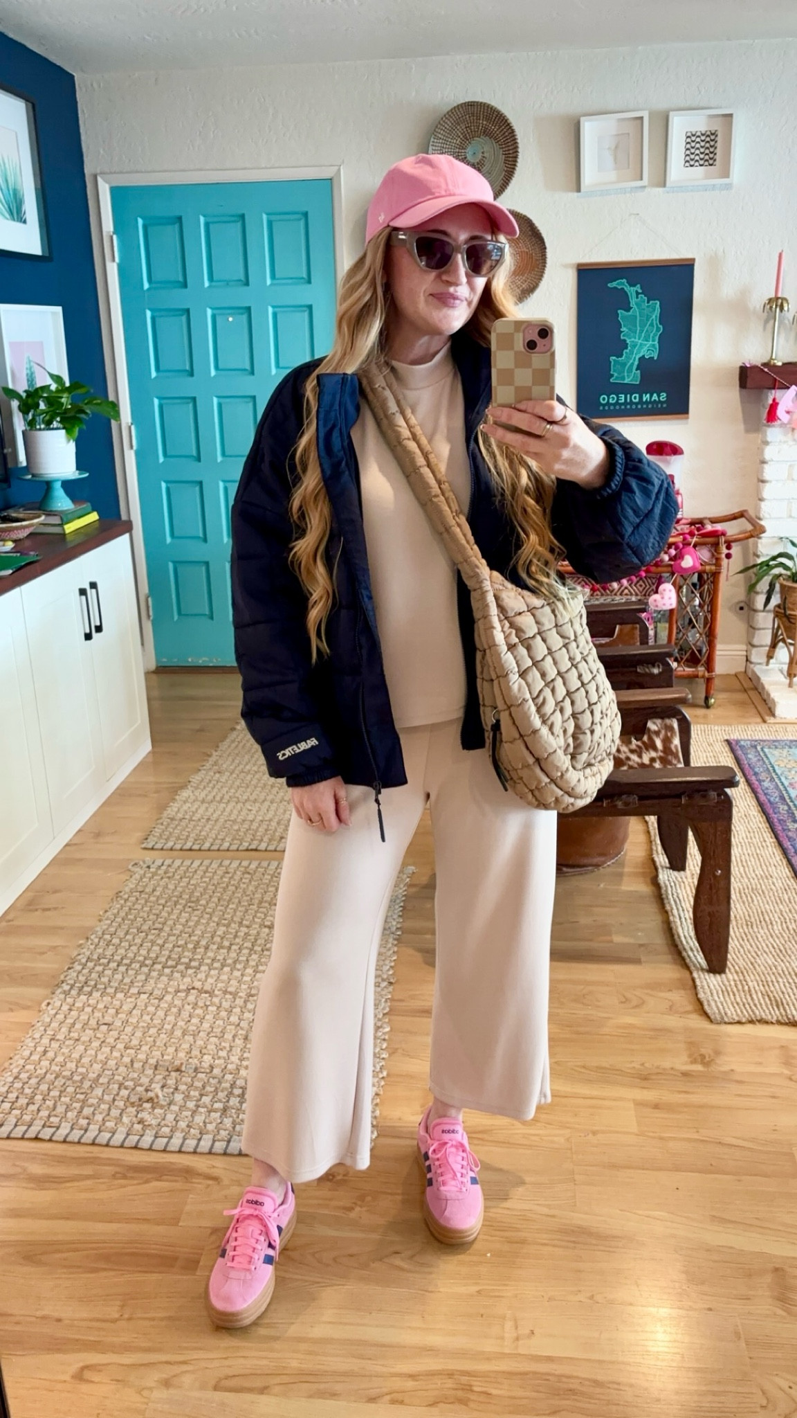 Spring lounge set matching set from Amazon that’s perfect for anything from lounging at home, wearing to kid’s sports games, to a great travel outfit! 

Wearing L in set and M in jacket at 150 lbs and 5’7” for reference. 

Lounge set, matching set, travel outfit, spring lounge set, spring ootd, travel look, travel ootd, loungewear, affordable outfits, easy style, mom style, mom outfit 

#LTKStyleTip #LTKFindsUnder100 #LTKFindsUnder50