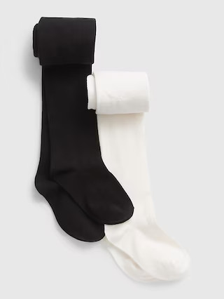 Kids Knit Basic Tights (2-Pack) | Gap (US)